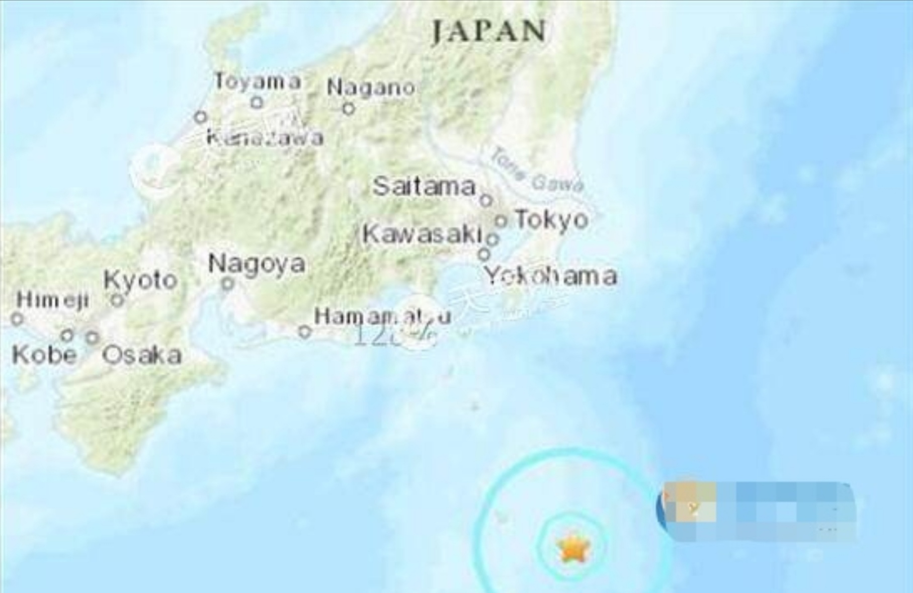 7月30日日本八丈岛海域地震