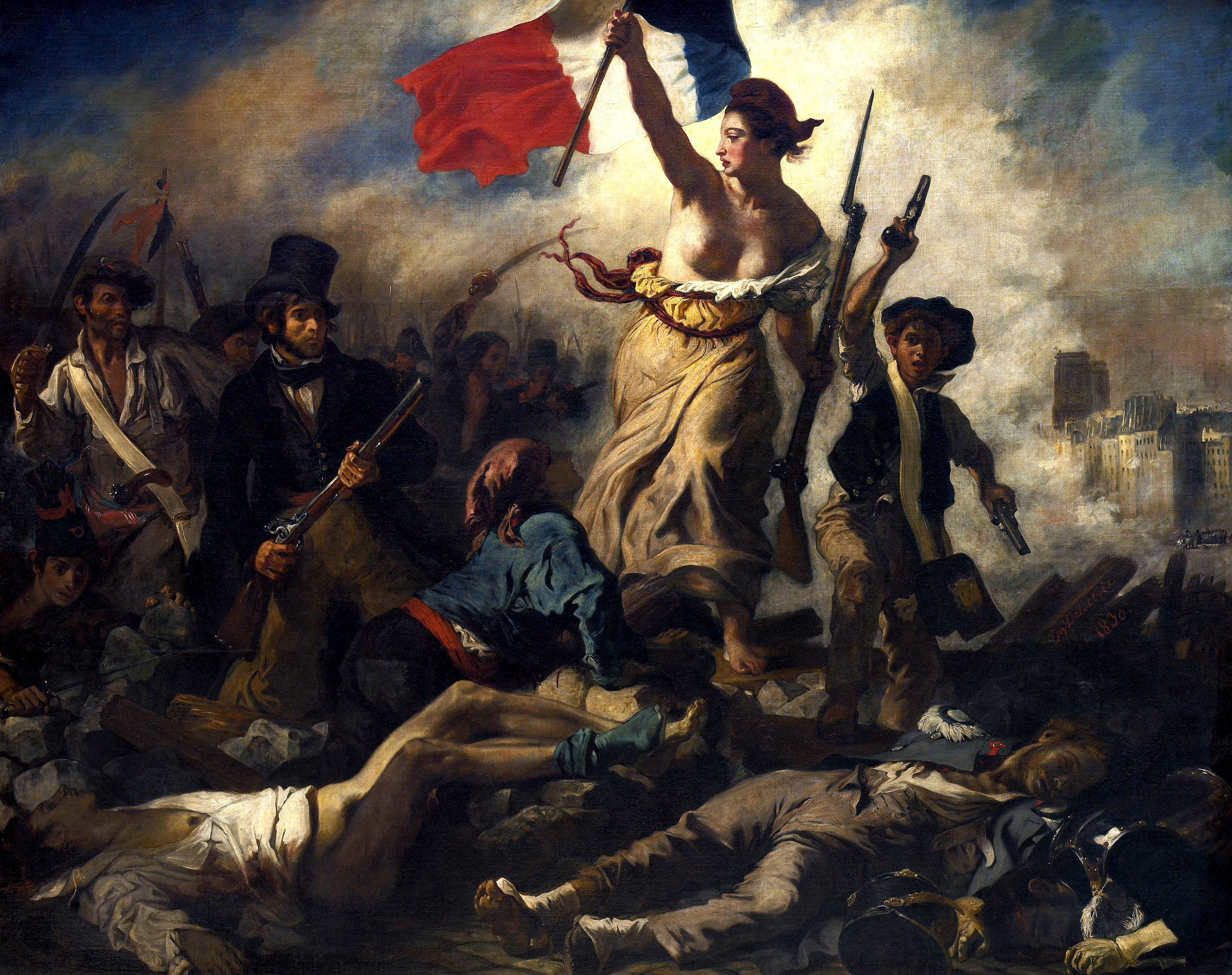 la liberté guidant le peuple