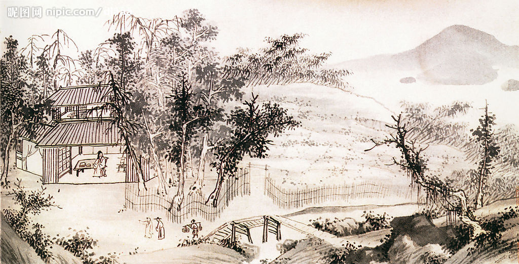  p>文人画(literati painting),也称"士大夫写意画","士夫画",古代