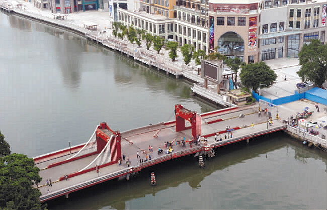  p>岐江桥(qijiang bridge)是连接中国广东省中山市石岐区街道民权