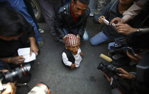 bahadur dangi,1940年12月22日—2015年9月3日)是世界上最矮男人