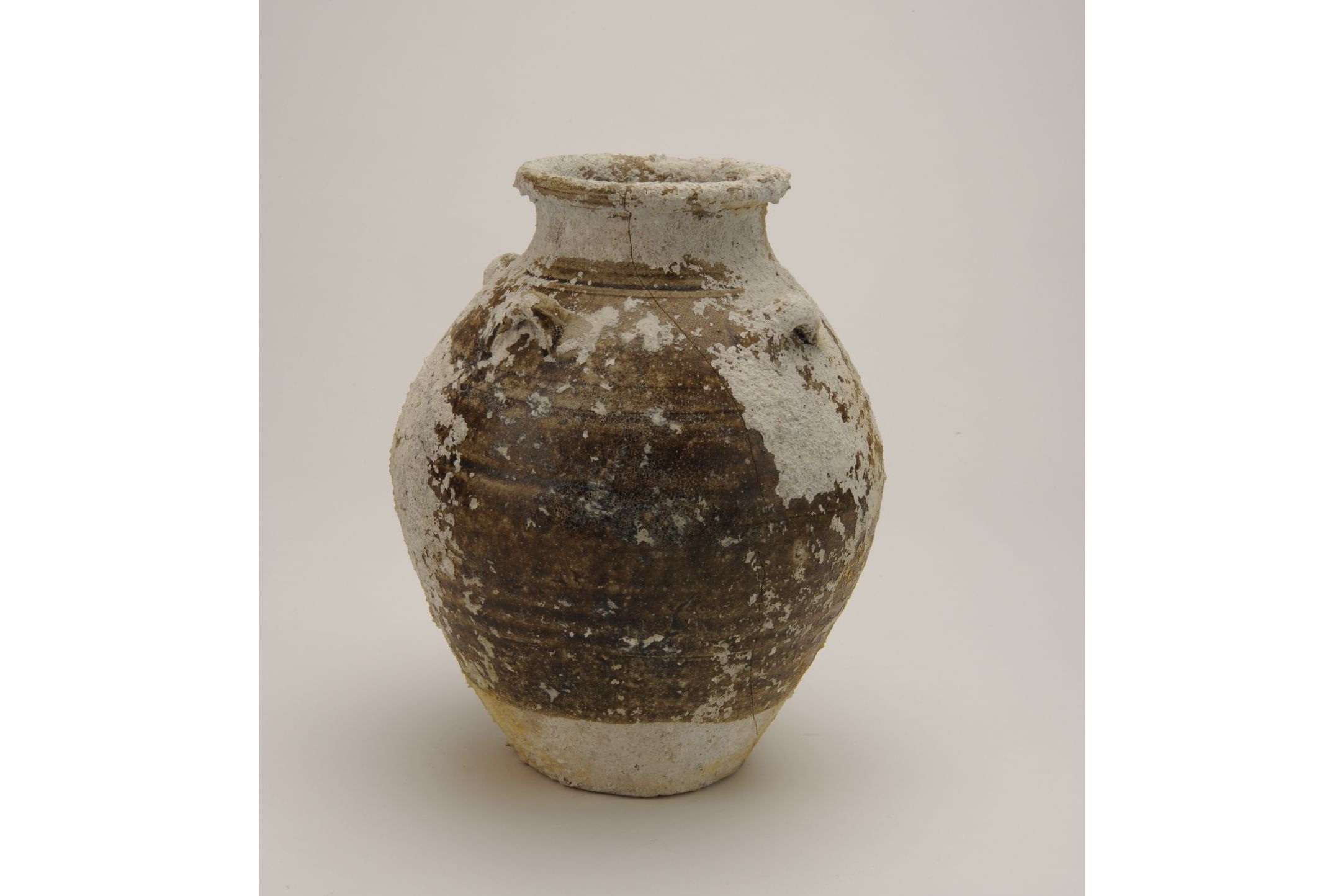 南宋酱釉四系陶罐