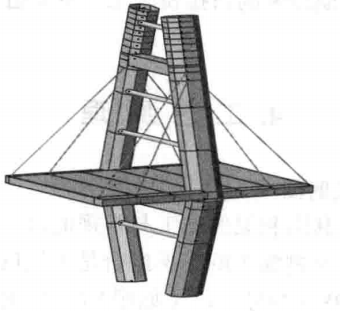 斜拉桥塔梁错步并进施工工法