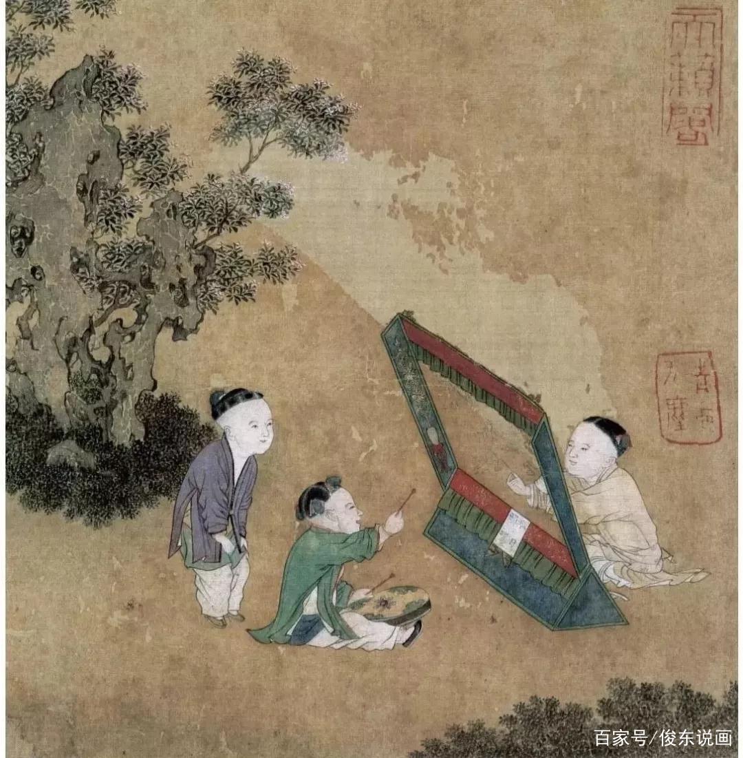 仇英山水圖 明-仇英-山水