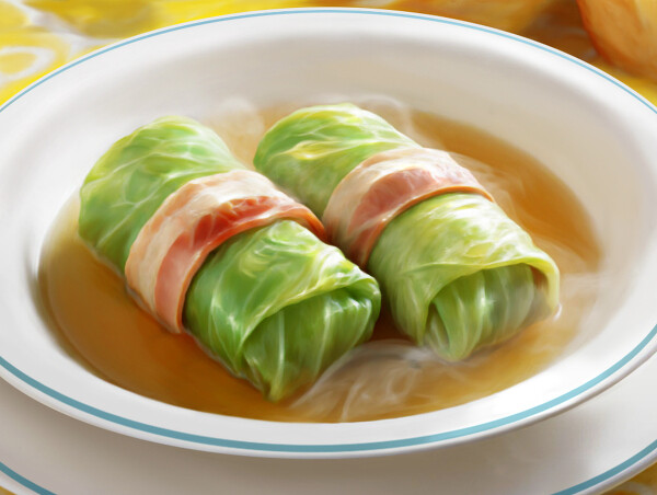 鲜肉生菜卷