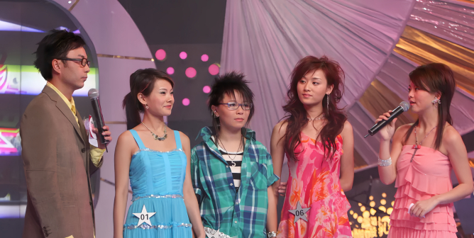 《超级女声》节目现场照