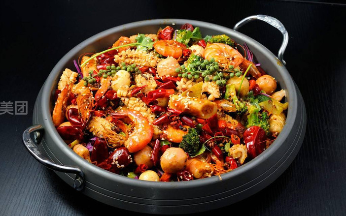 鱿鱼培根麻辣香锅