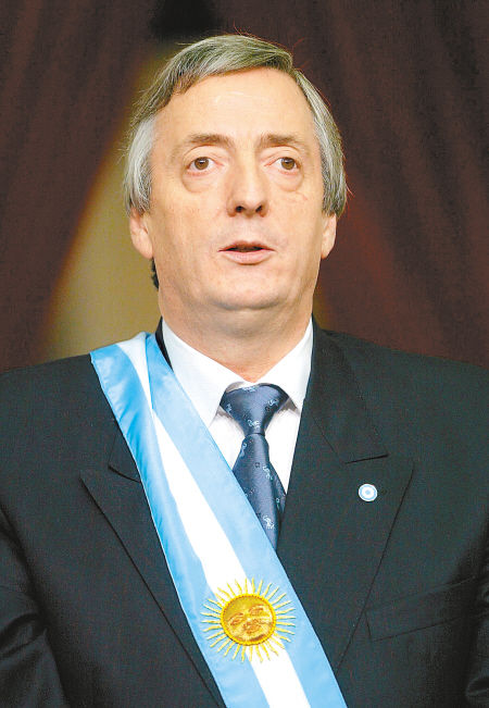 2003年至2007年间任 a target="_blank" href="/item/阿根廷总统