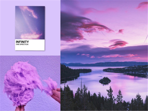  p>紫外光色(ultra violet)是pantone发布的2018年度色彩.