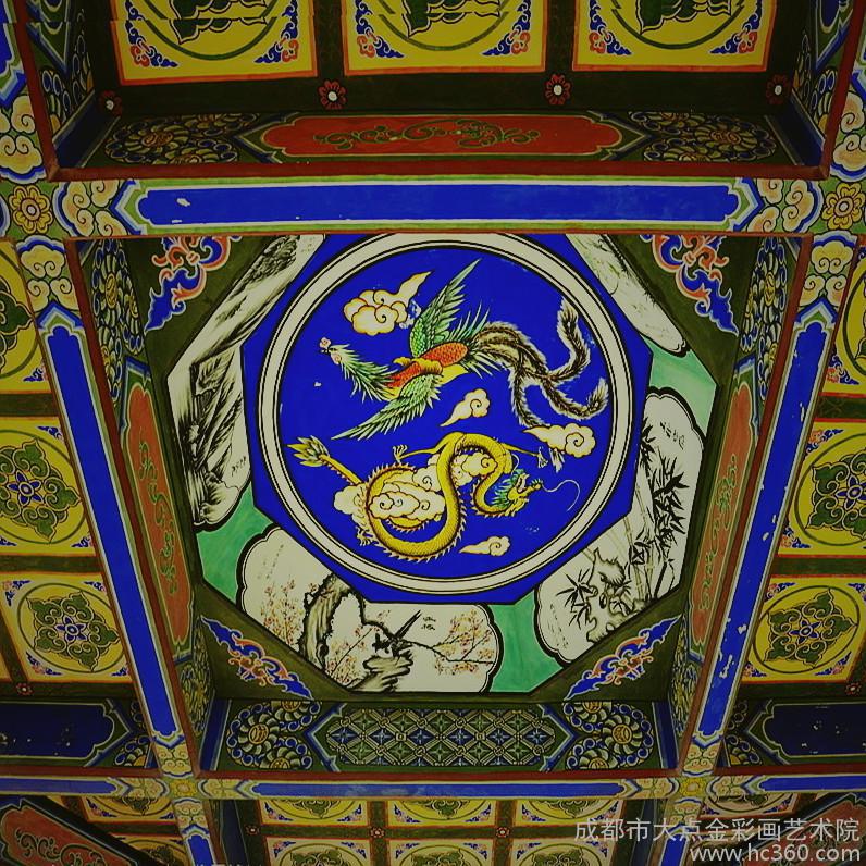  p>金琢墨苏画是中国古代建筑装饰艺术之一,属于苏式彩绘中最华丽的一