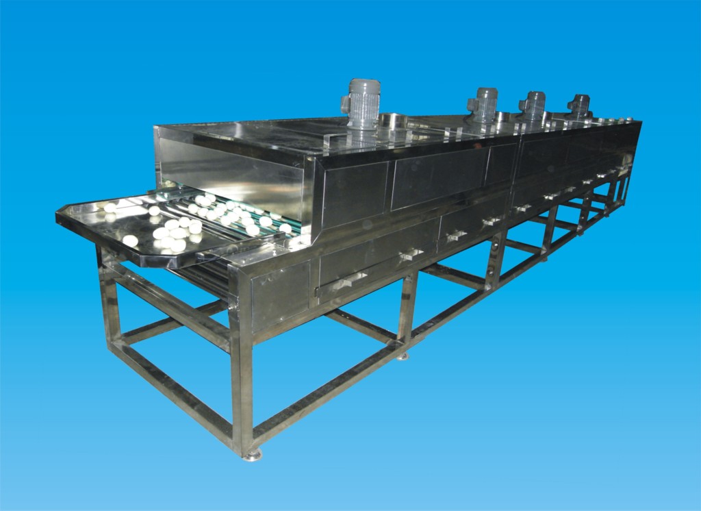 多功能烘干窑为隧道式干制机的土建结构形式,是一种混合流式隧道干燥