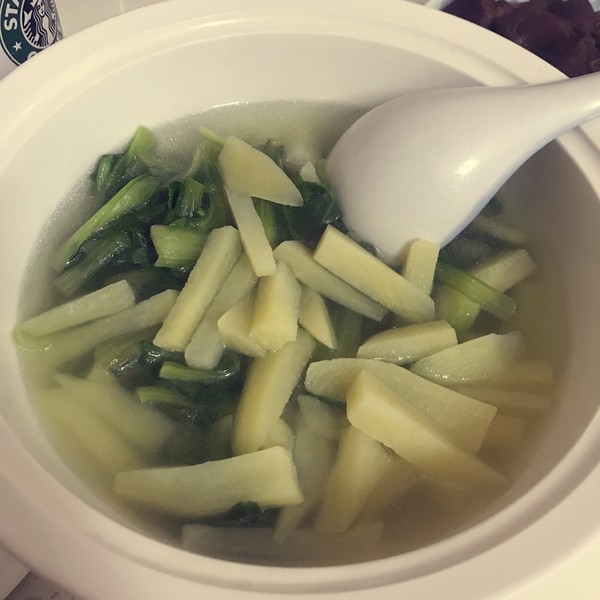 毛菜土豆汤