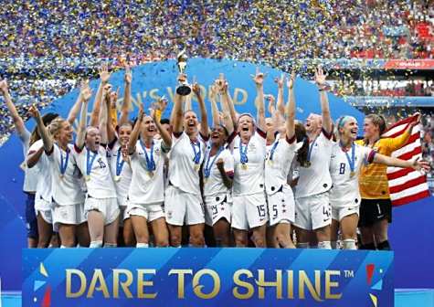 美国队获得2019年女足世界杯冠军