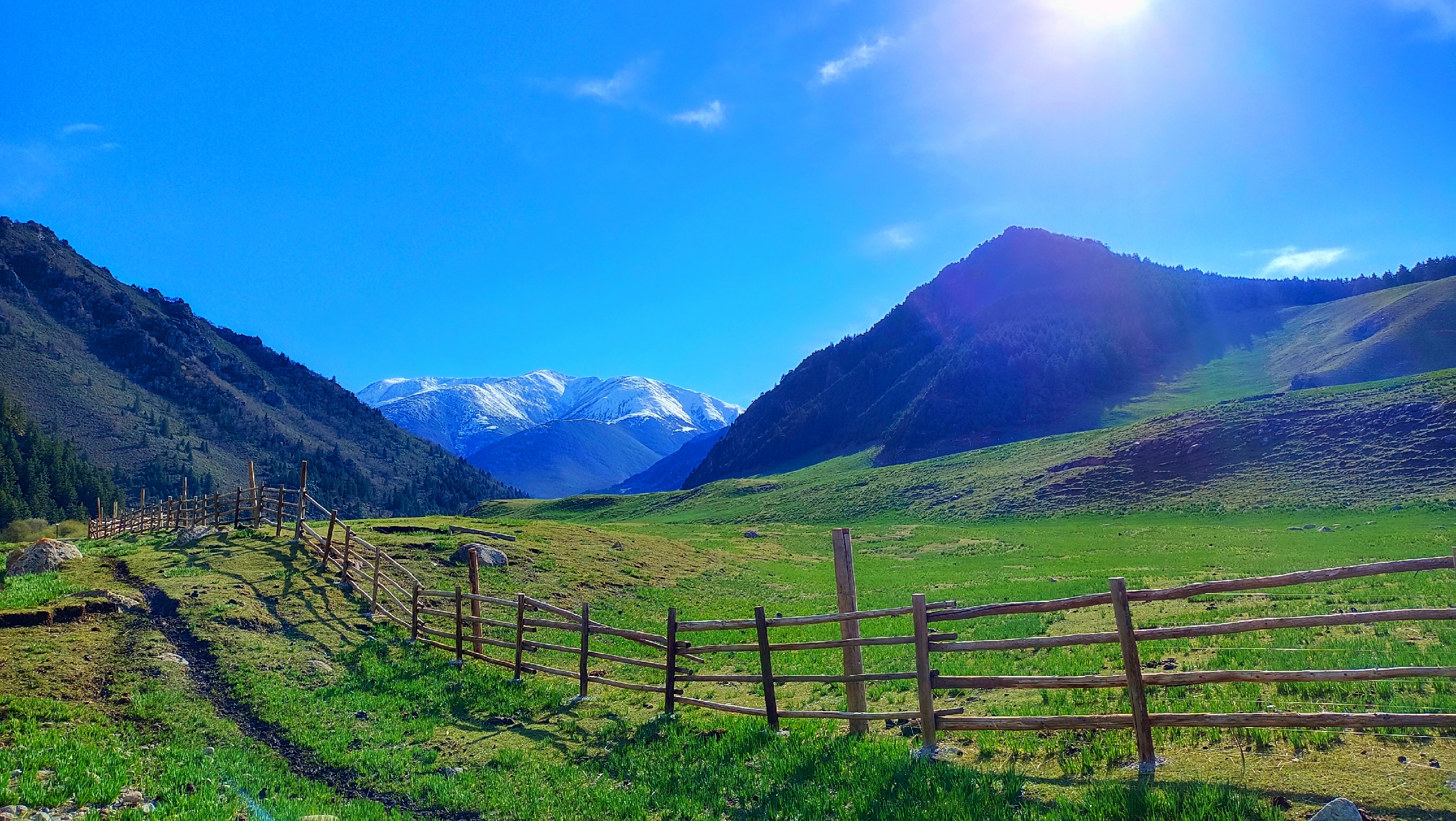 祁连山冰沟河旅游景区