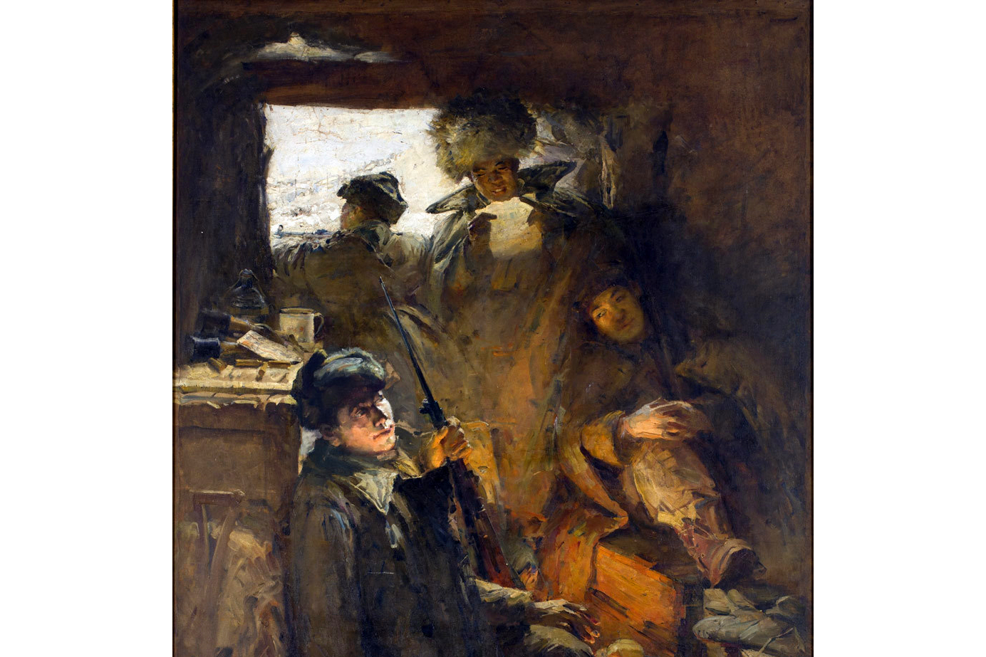  p>此作为何孔德1957年中央美术学院"马克西莫夫油画训练班"毕业作品.