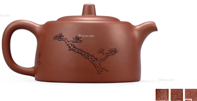 中国古美術・清水泥神猿献寿紫砂壺・底款：顧景舟、范曾・紫砂壺・急須・茶壺・茶道具 壶艺泰斗顾景舟——紫砂壶一代宗师之作_百科TA说