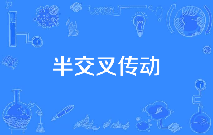 半交叉传动