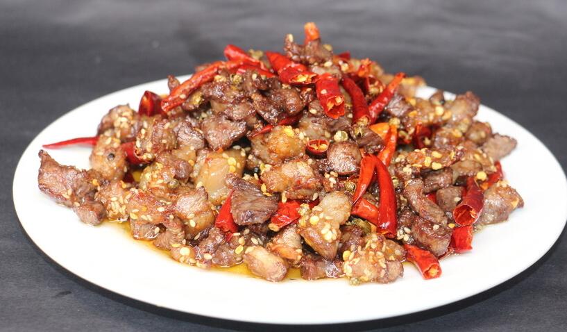 麻辣牛肉丁