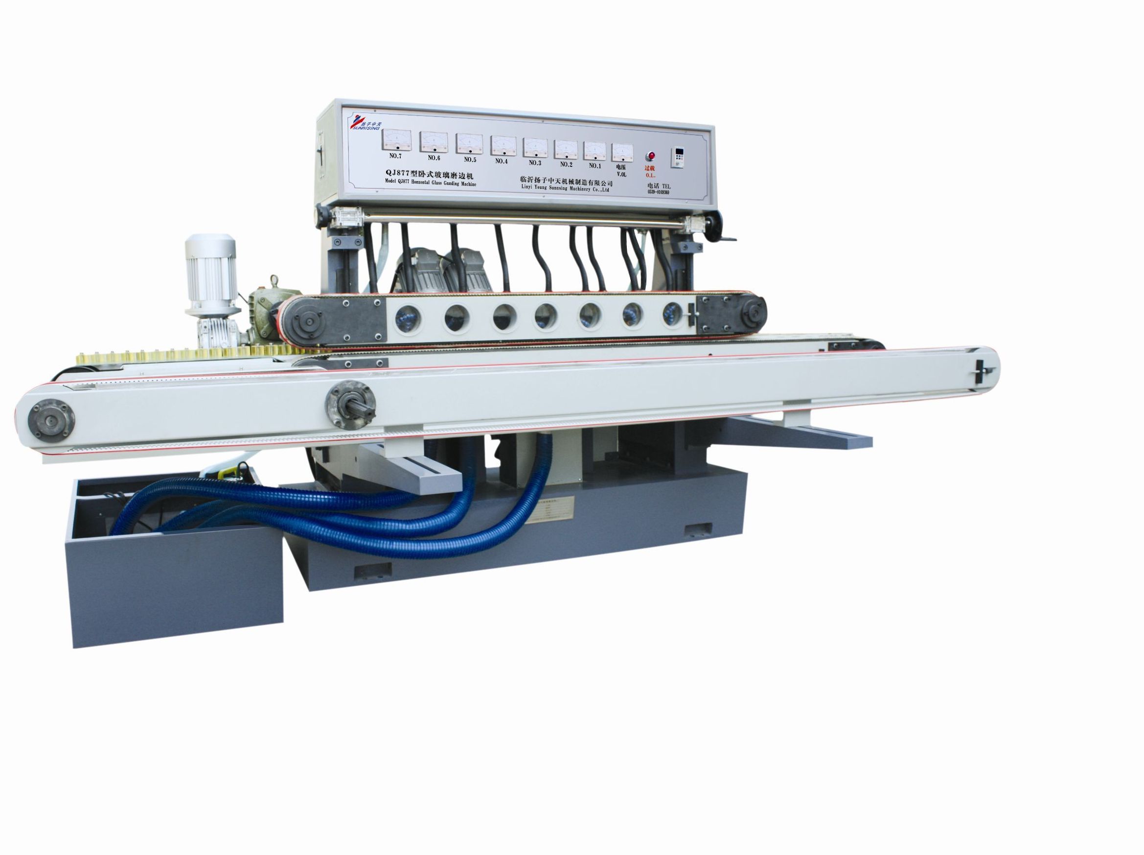 卧式单边直线玻璃磨边机