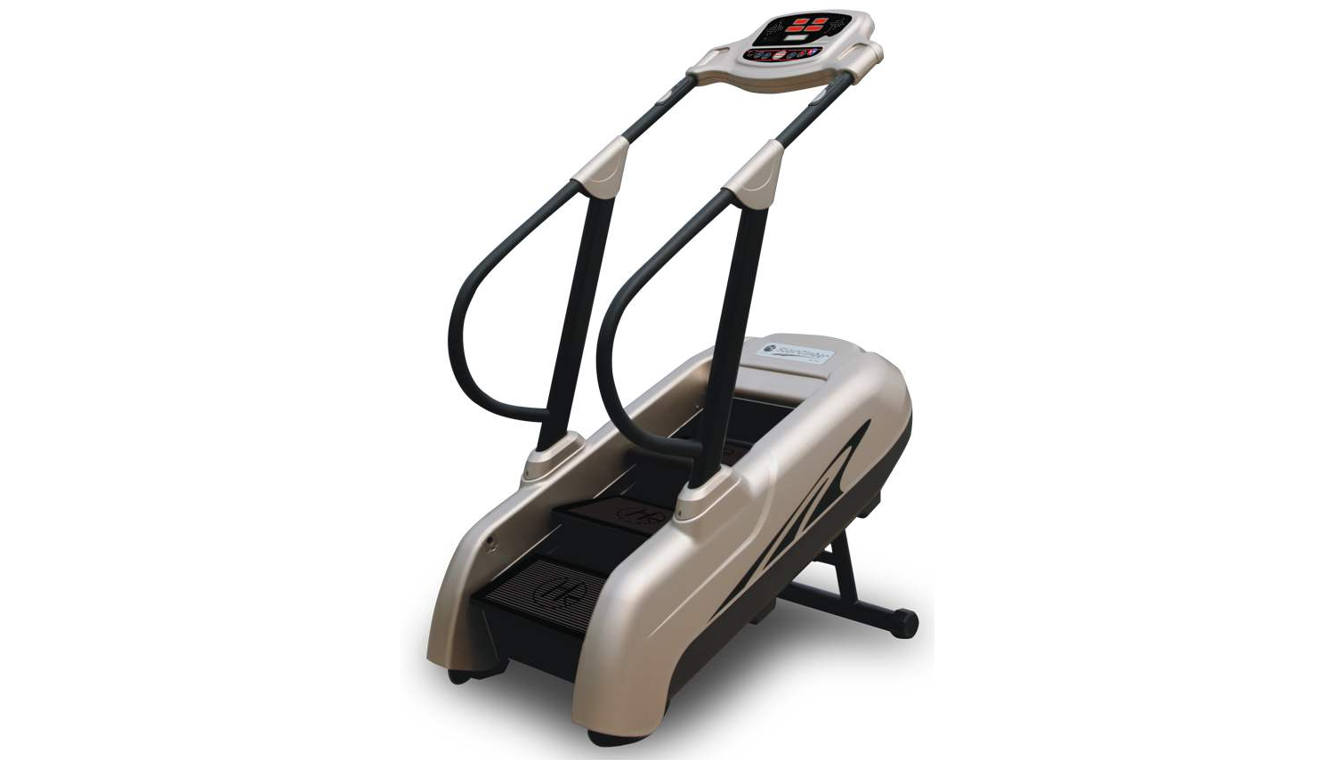 登山机也叫阶梯机和台阶器,该产品属室内有氧健身的一种体育锻炼器材