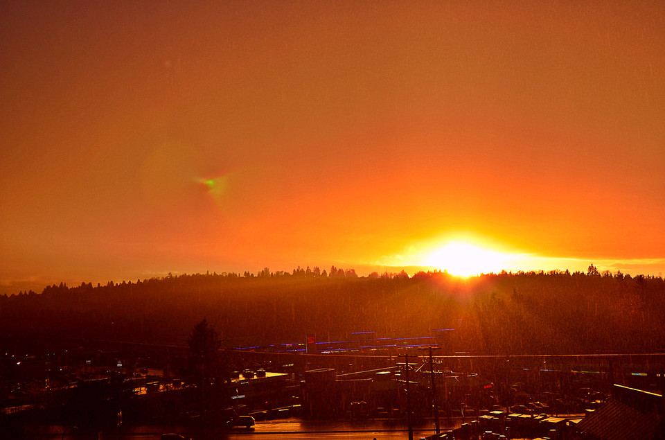太阳雨(sun shower)