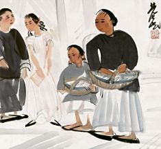 林风眠人物画作