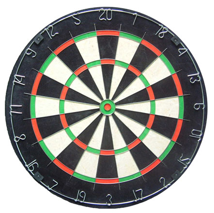  p>飞镖盘(dartboard), 又称为镖盘或镖靶.