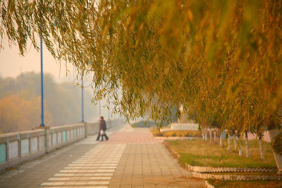 绥滨县沿江休闲健身广场