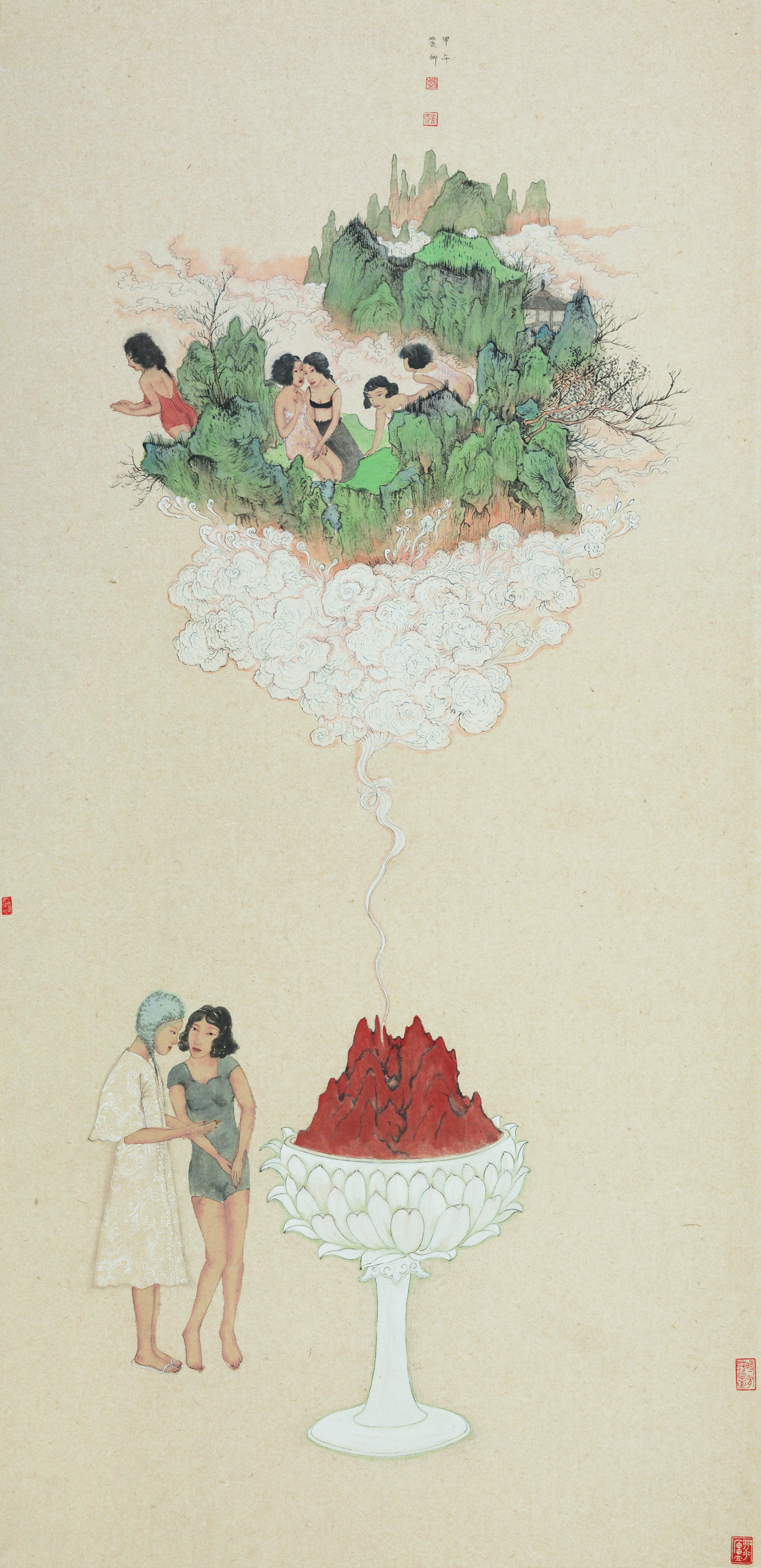 赵丽娜,生于山东东营,2008年毕业于中央美术学院,师从著名画家唐勇力