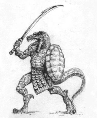 中的种族,是个非常非常古老的种族,这些硬皮冷血生物们的足迹远在任何