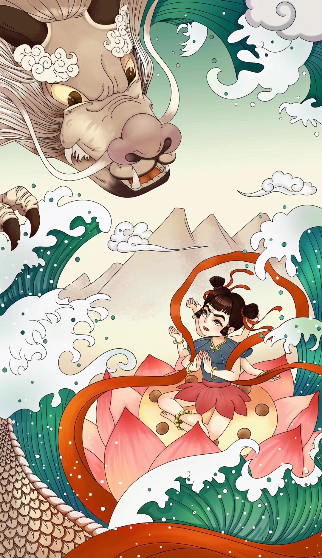  p>哪吒,中国古代神话传说中的神仙,佛教及道教护法神.