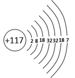 117号元素原子结构图
