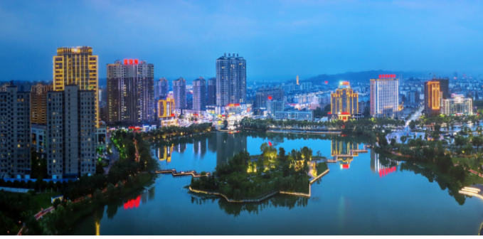 <p>宜丰夜景
