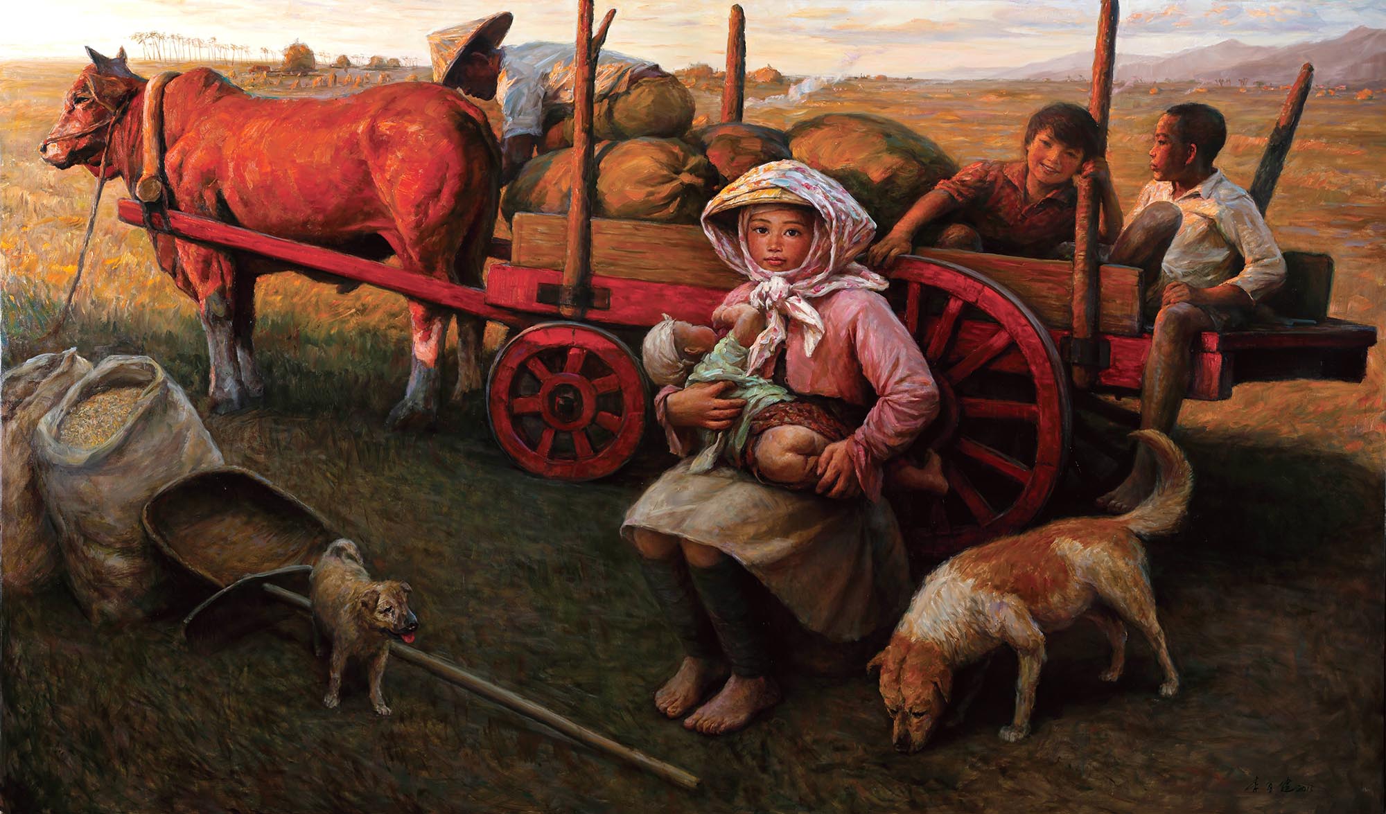  p>李自健,中国旅美著名油画家,1954年生于湖南邵阳,1982年毕业于广州