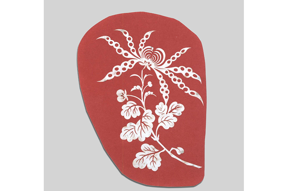 江苏扬州张永寿菊花剪纸