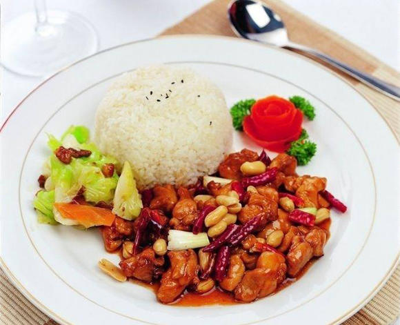 辣子鸡丁饭