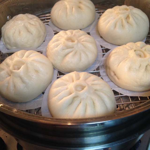 菠菜豆腐粉丝包子