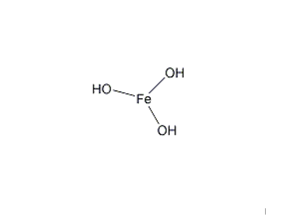  p>氢氧化铁又名氢氧化高铁,化学式fe(oh) sub>3 /sub>,分子量106.87.