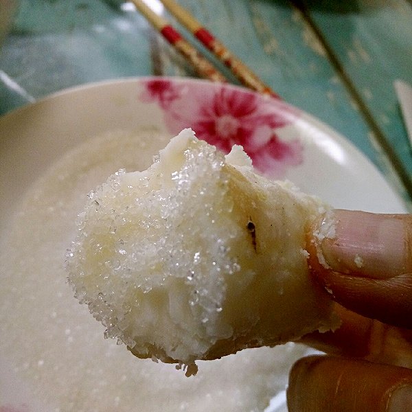 山药沾白糖