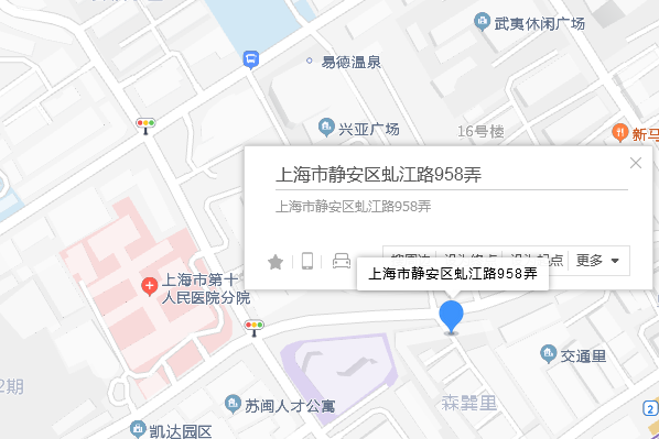  p>虬江路958弄位于上海市闸北西藏北路,共计房屋1户. /p>