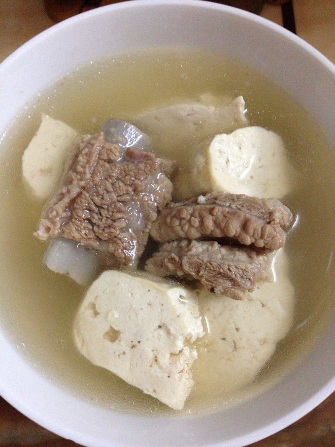 豆腐排骨汤