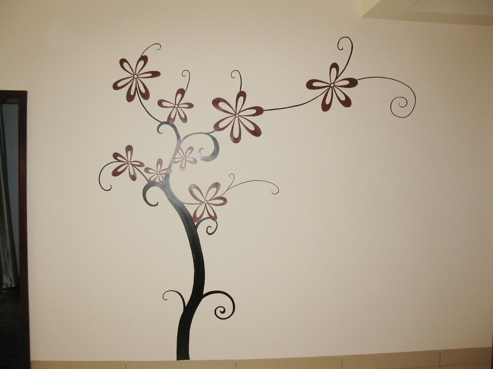 墙画手绘