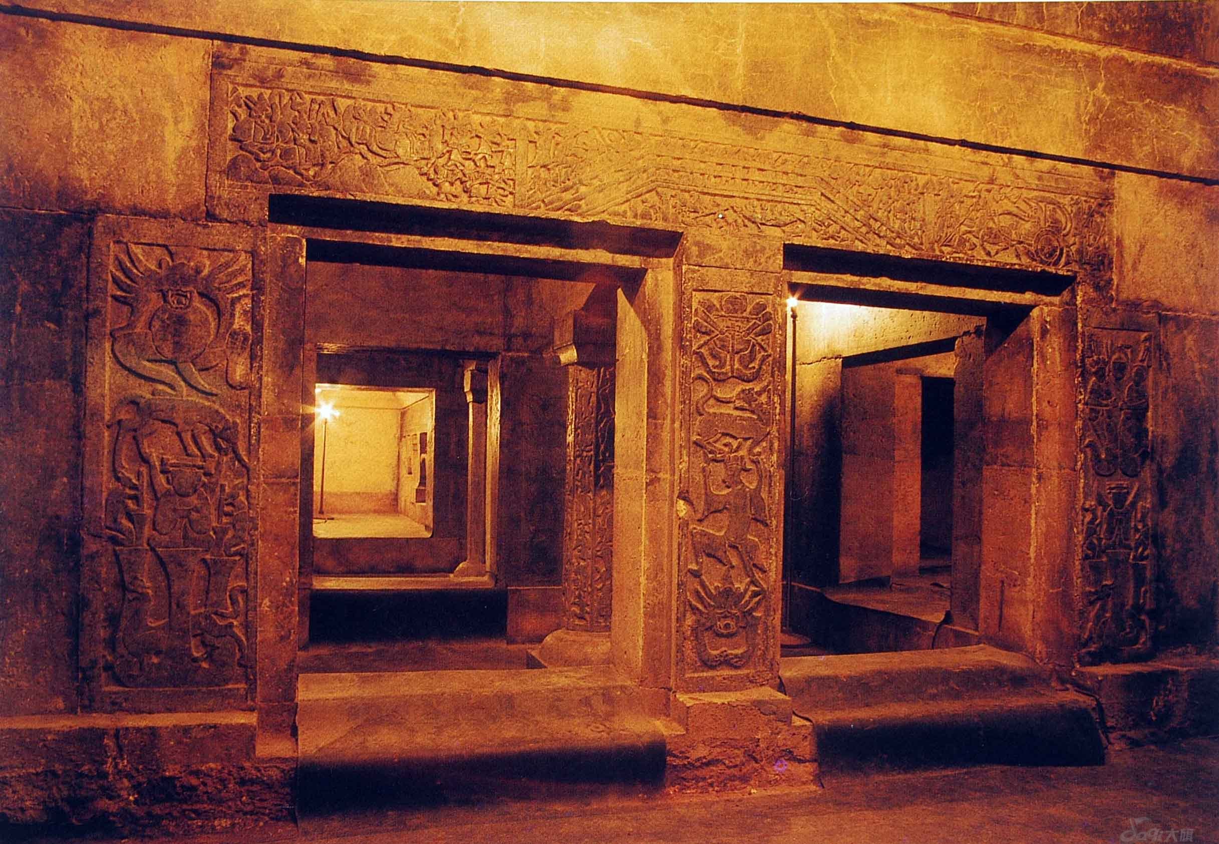  p>沂南北寨汉墓博物馆是全国重点文物保护单位,位于沂南县城西三公里