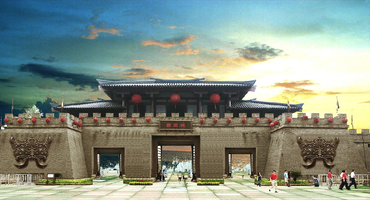  p>霸王城,即垓下古战场遗址,俗称霸王遗址,当年的垓下古战场就位于