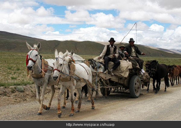 托马斯·庚斯博罗画收庄稼的载重马车