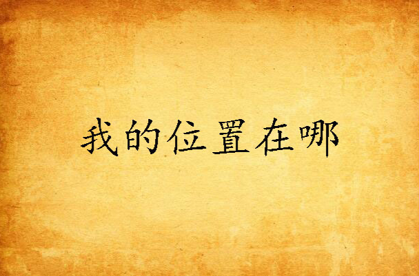 我的位置在哪