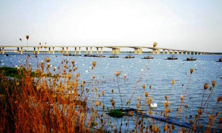  p>闸前大桥,位于曹娥江河口 a target="_blank" href="/item/曹娥江