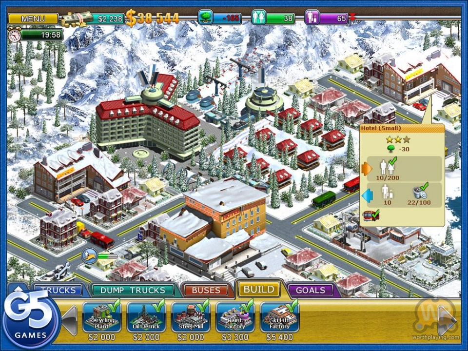 虚拟城市2:天堂度假村》是一款天堂度假村为背景的休闲类模拟经营游戏