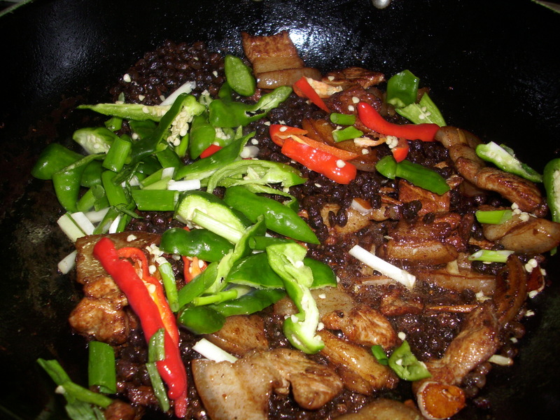 风味豆豉炒肉末