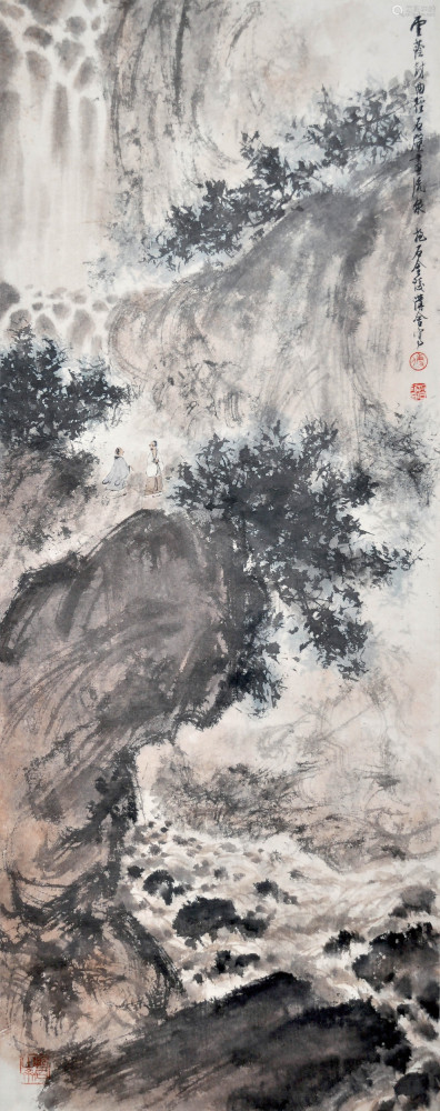 傅抱石作品